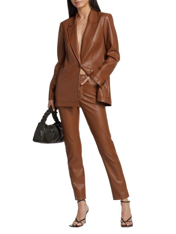 商品Staud|Elliot Faux Leather Pants,价格¥597,第3张图片详细描述