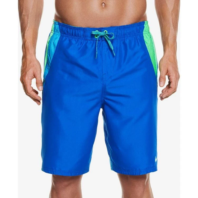 商品NIKE|Men's Side Striped Water Shedding Swim Trunks, 9",价格¥130,第1张图片