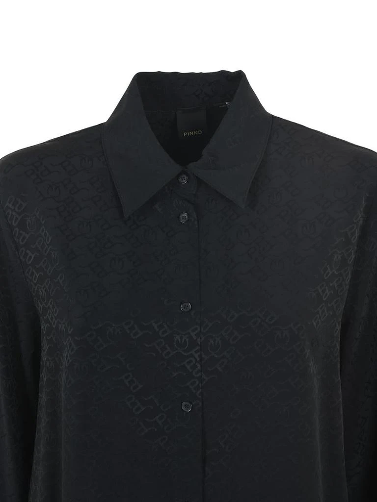 商品PINKO|PINKO  "Smorzare 37" shirt jacquard crepe de chine,价格¥1529,第4张图片详细描述