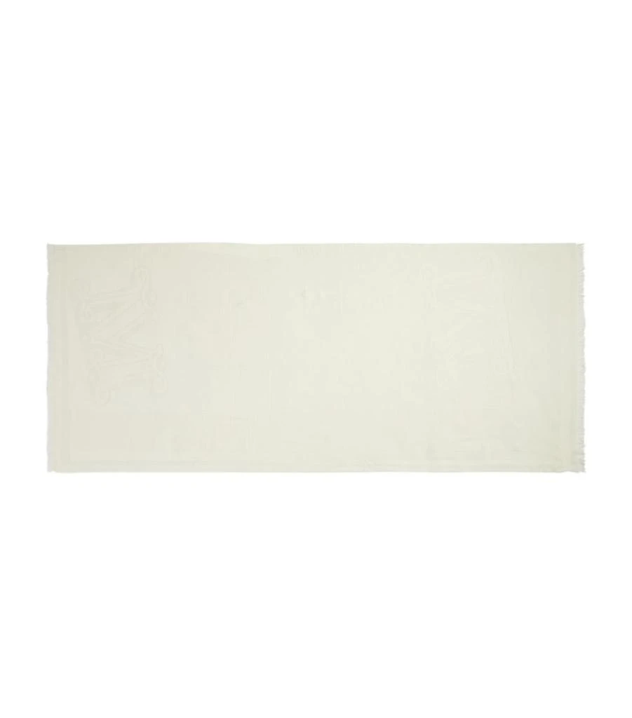 商品Max Mara|Wool Monogram Scarf,价格¥2430,第3张图片详细描述