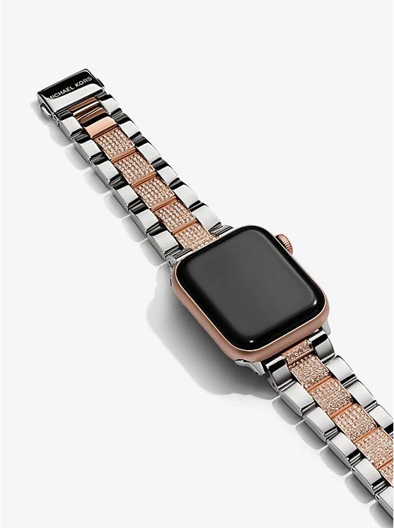 商品Michael Kors|Pavé Two-Tone Strap For Apple Watch®,价格¥986,第5张图片详细描述