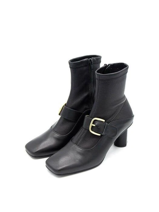 商品NONETHELESS|Mary-Jane Socks Boots_Black,价格¥1737,第3张图片详细描述