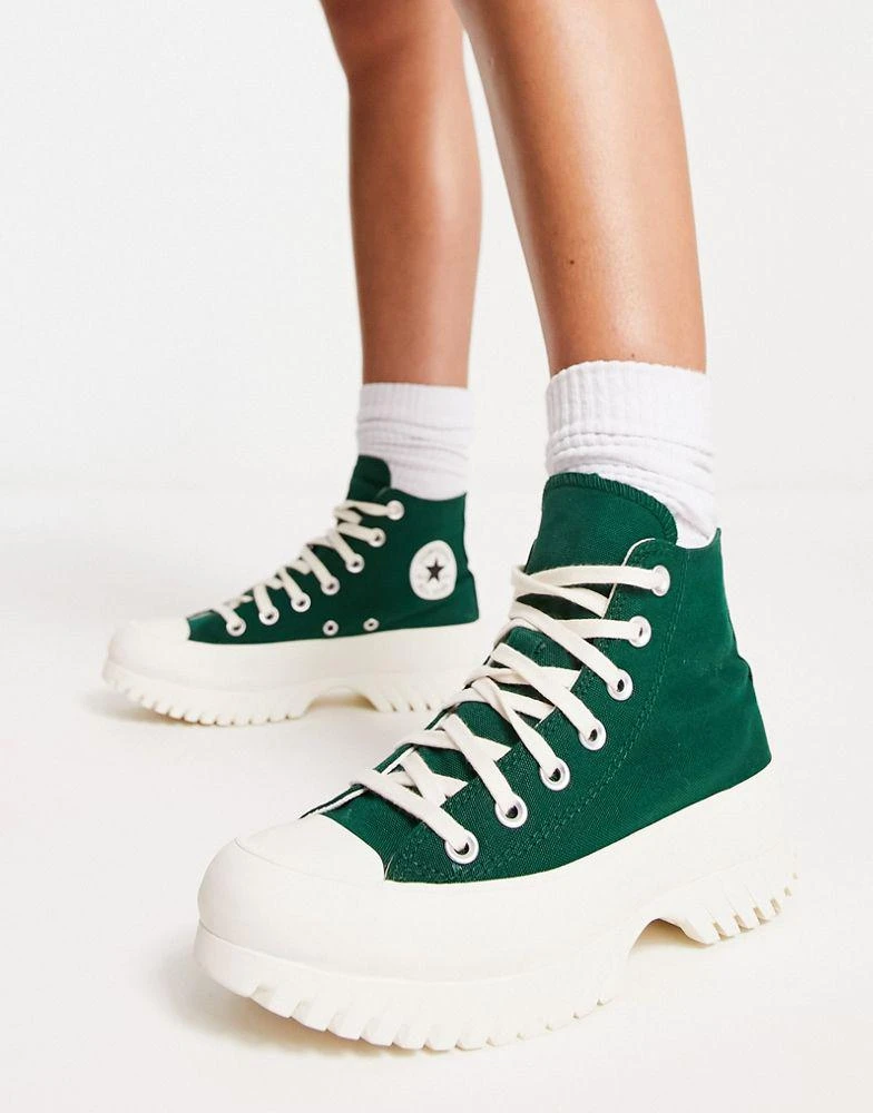 商品Converse|Converse Chuck Taylor All Star Lugged 2.0 Hi trainers in collegiate green,价格¥819,第3张图片详细描述