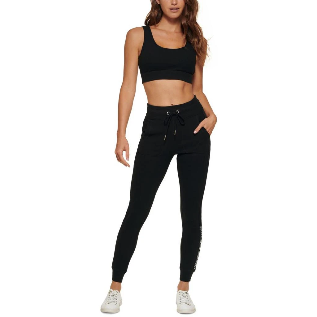 商品Calvin Klein|Calvin Klein Performance Womens High-Waisted Logo Leggings,价格¥116,第1张图片