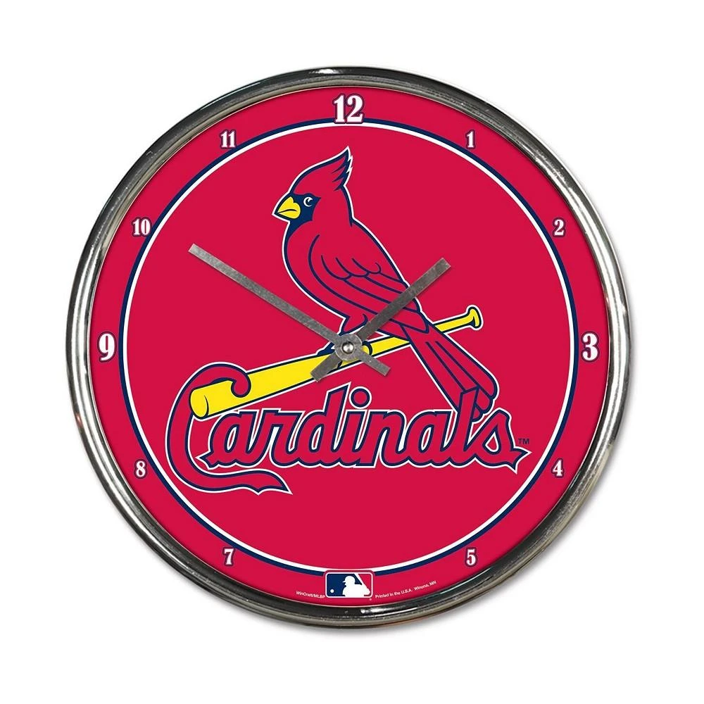 商品Wincraft|St. Louis Cardinals Chrome Wall Clock,价格¥261,第1张图片