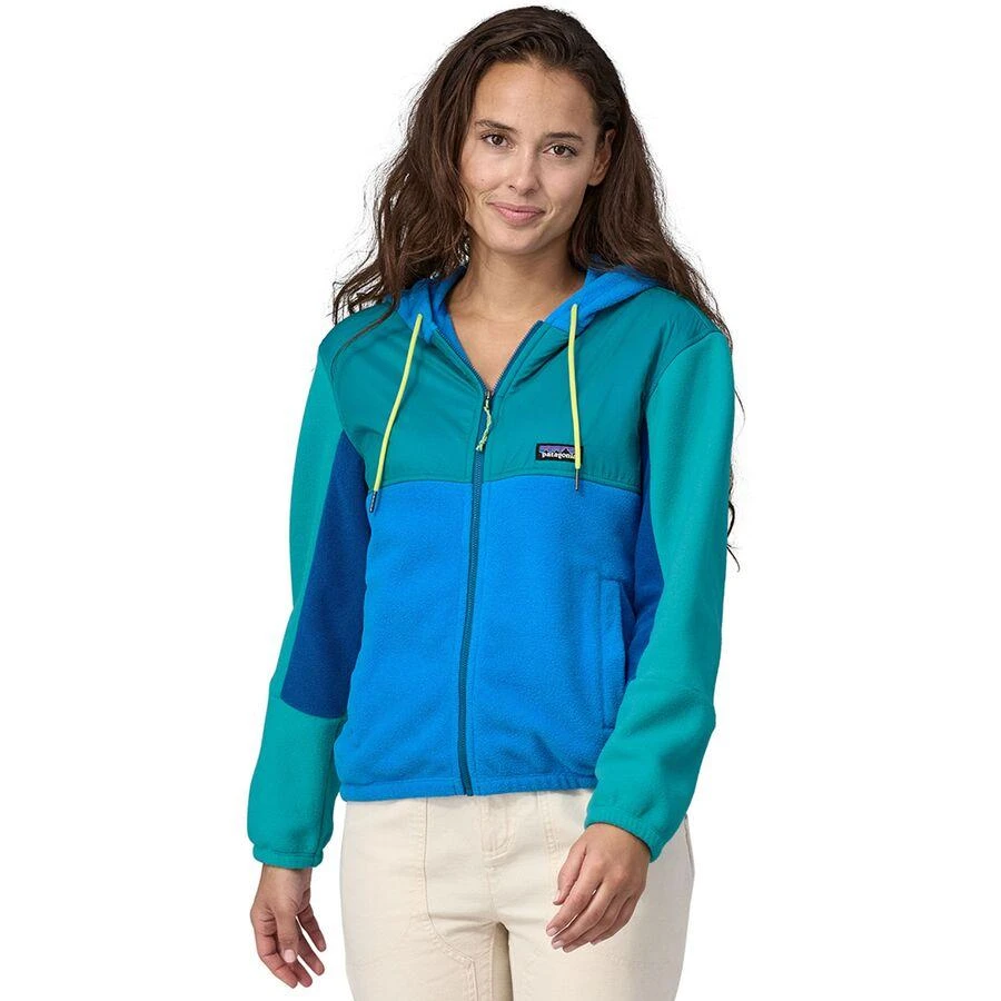 商品Patagonia|Microdini Hooded Fleece Jacket - Women's,价格¥492,第1张图片详细描述