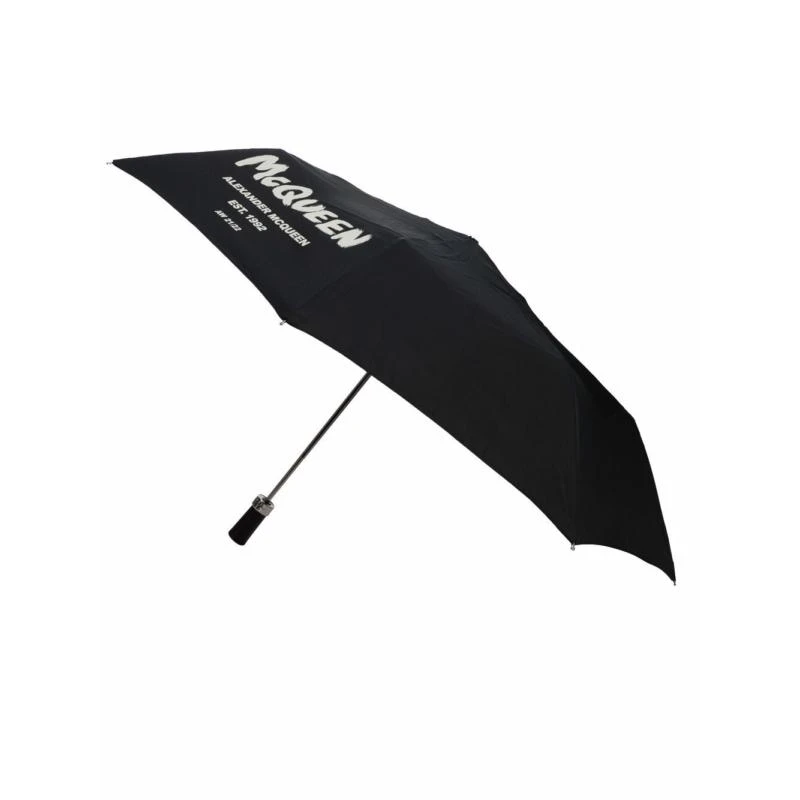 商品Alexander McQueen|ALEXANDER MCQUEEN 黑色雨伞 668707-3A71Q-1078,价格¥1565,第1张图片