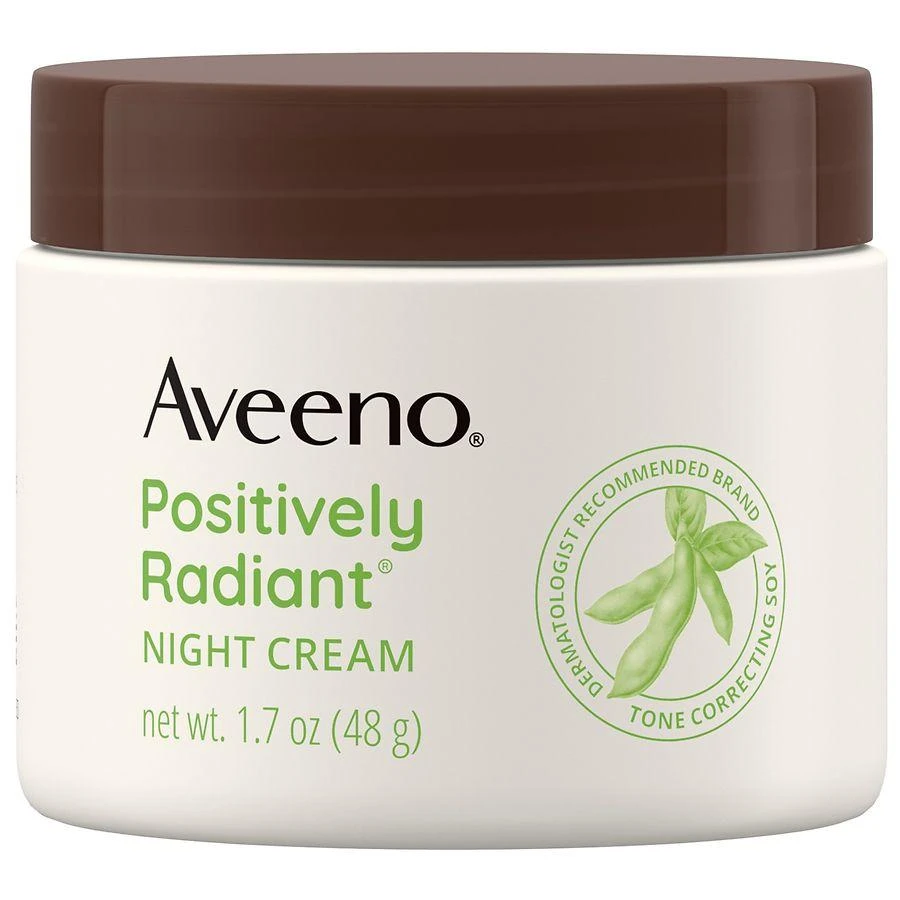 商品Aveeno|Positively Radiant Moisturizing Face & Neck Night Cream,价格¥208,第2张图片详细描述