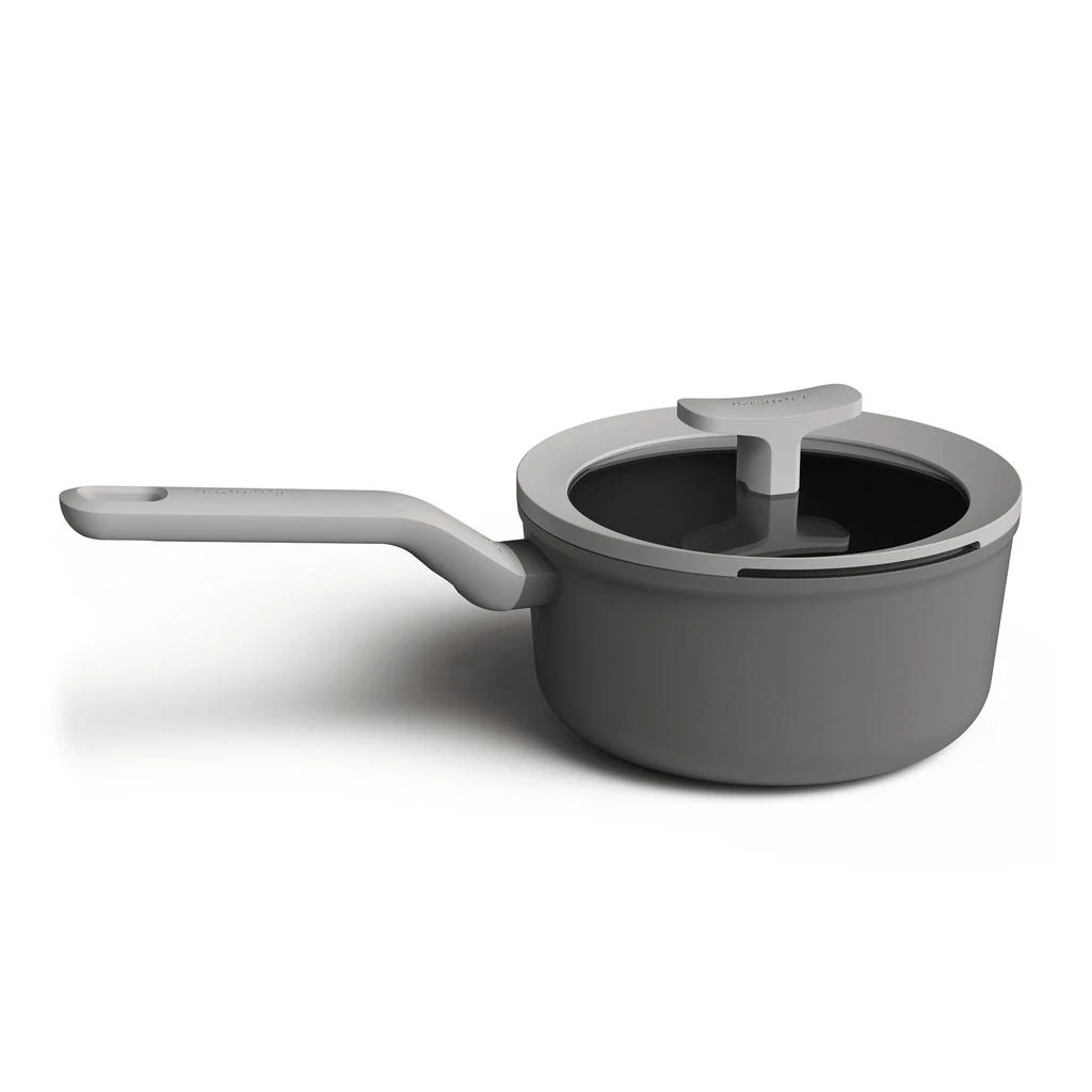 商品BergHOFF|BergHOFF Leo Non-Stick Covered Saucepan, Grey,价格¥475,第1张图片