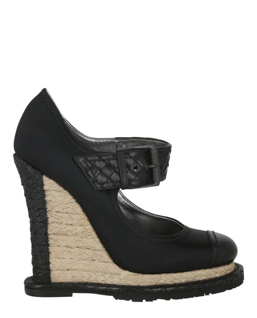 商品Bottega Veneta|Satin Wedge Shoe,价格¥1800,第1张图片