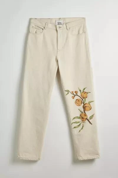 商品BDG|BDG Fruit Print Utility Jean,价格¥673,第2张图片详细描述