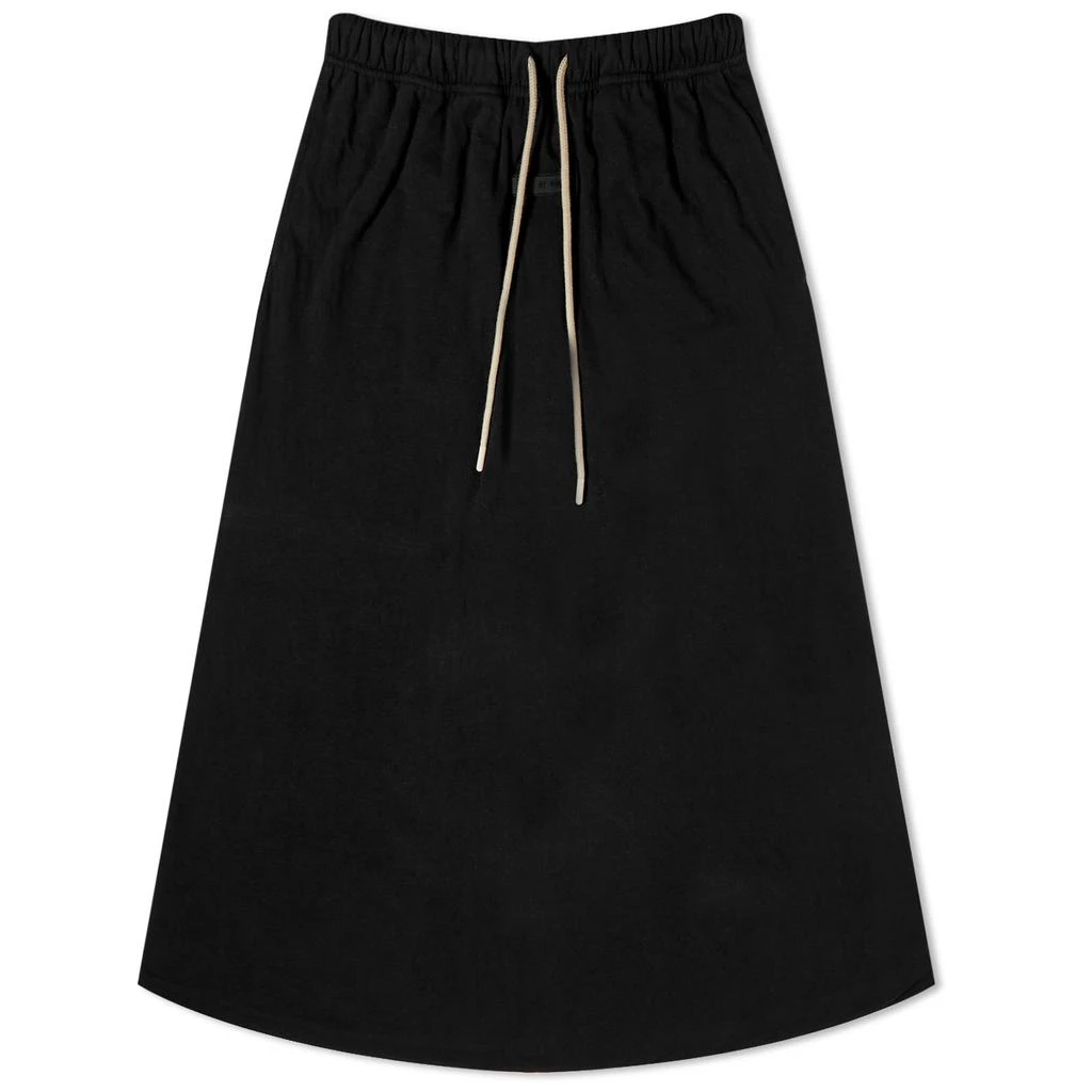 商品Essentials|Fear of God ESSENTIALS Jersey Skirt - Black,价格¥361,第1张图片