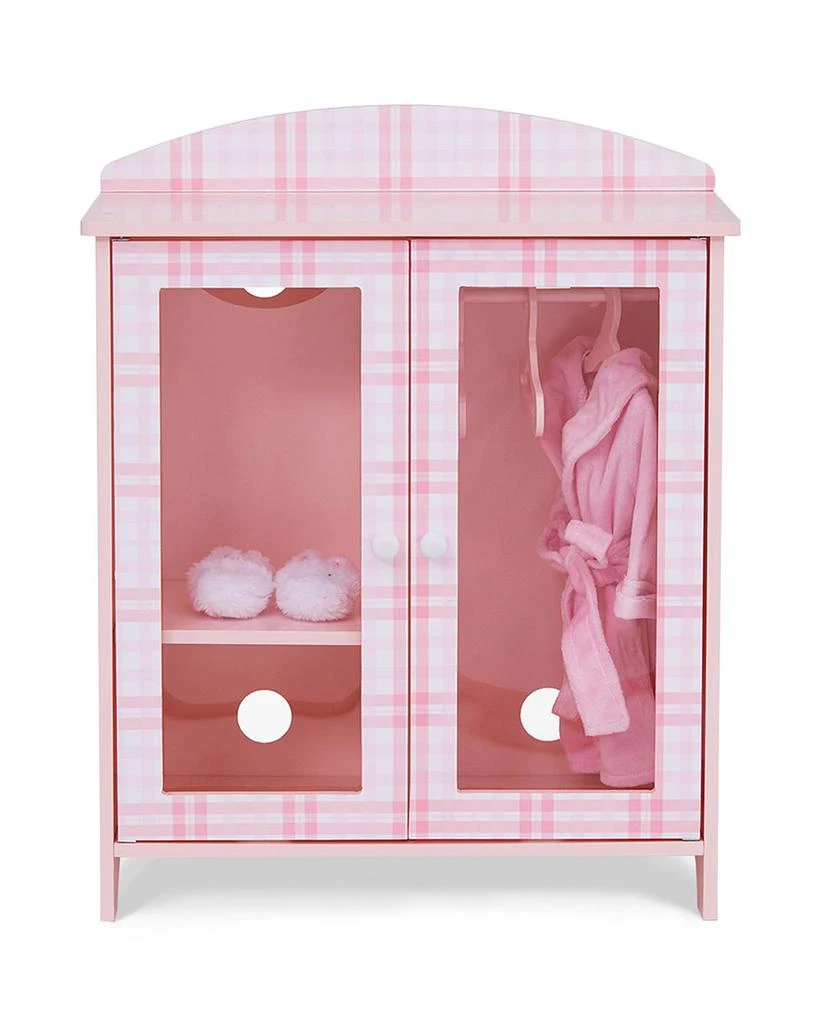 Sophia's by Kids Aurora Princess 18" Doll Pink Plaid Closet with Bathrobe & Slipper Pink - Ages 3-7 商品