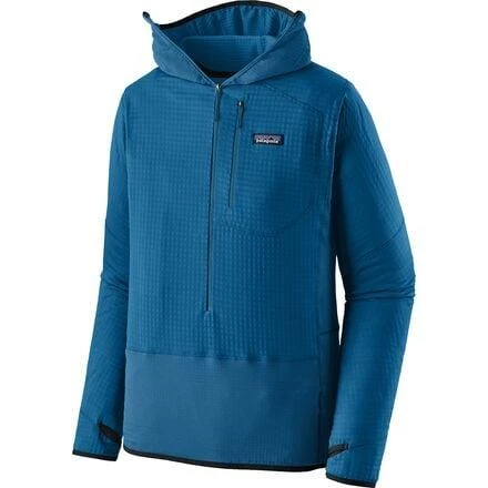 商品Patagonia|R1 Hooded 1/2-Zip Fleece Pullover - Men's,价格¥1398,第3张图片详细描述