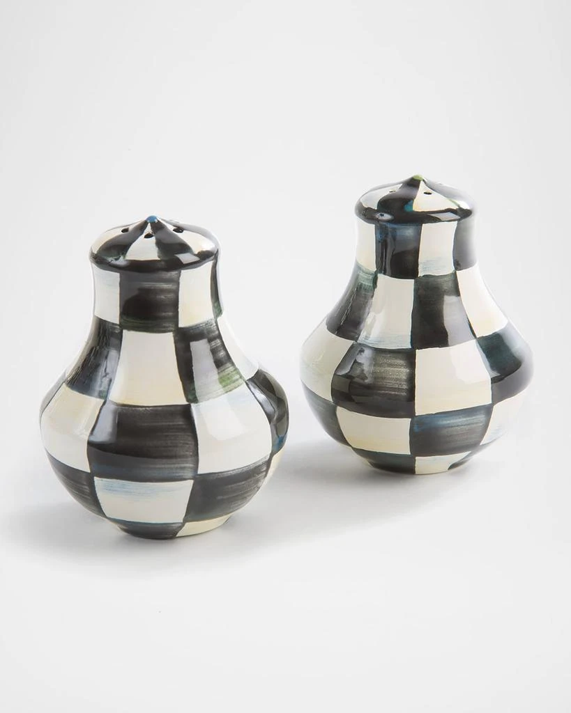 商品MacKenzie-Childs|Courtly Check Enamel Salt & Pepper Shakers,价格¥621,第1张图片
