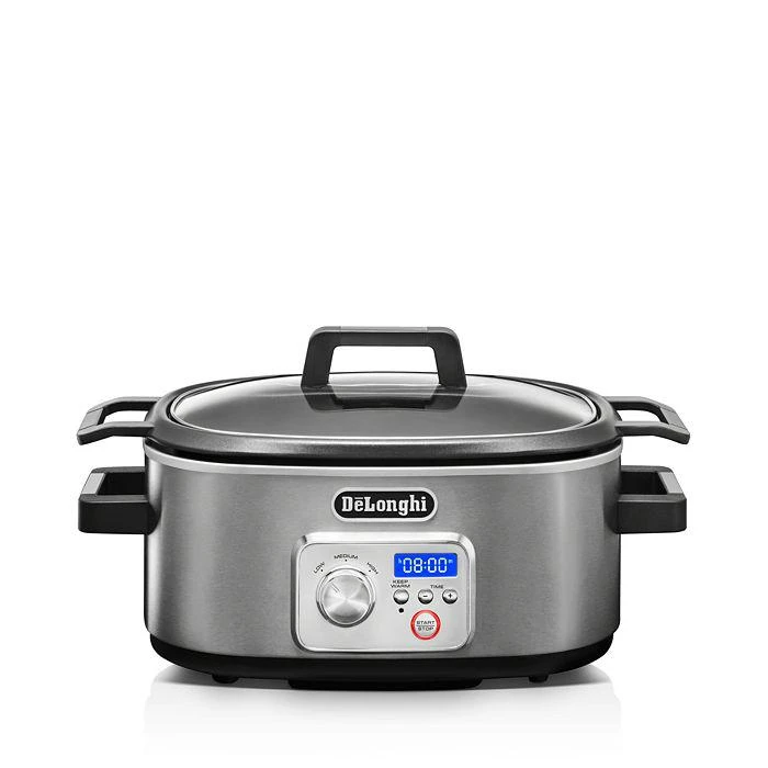 商品De'Longhi|Livenza Programmable Slow Cooker With Stovetop Safe Pot,价格¥1116,第1张图片