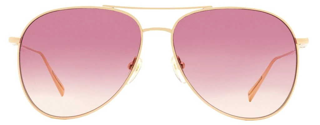 商品Longchamp|Longchamp Women's Aviator Sunglasses LO139S 770 Gold 59mm,价格¥390,第2张图片详细描述