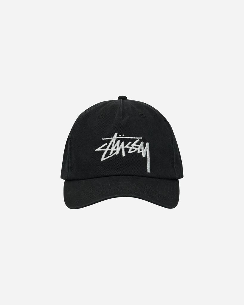 STUSSY Big Stock Snapback Cap Shadow Black - Hats - BeyondStyle