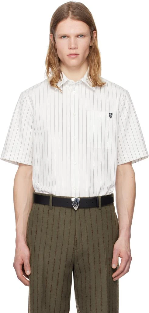 商品Burberry|白色细条纹衬衫,价格¥3322,第1张图片