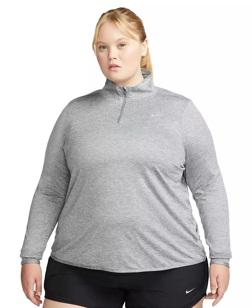 商品NIKE|Plus Size Active Dri-FIT Swift-Element UV 1/4-Zip Running Top,价格¥314,第1张图片