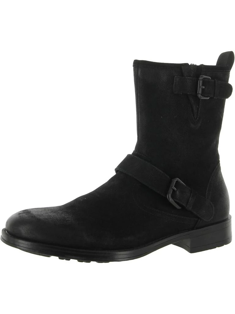 商品Kenneth Cole|Hugh Mens Leather Engineer Mid-Calf Boots,价格¥872,第1张图片