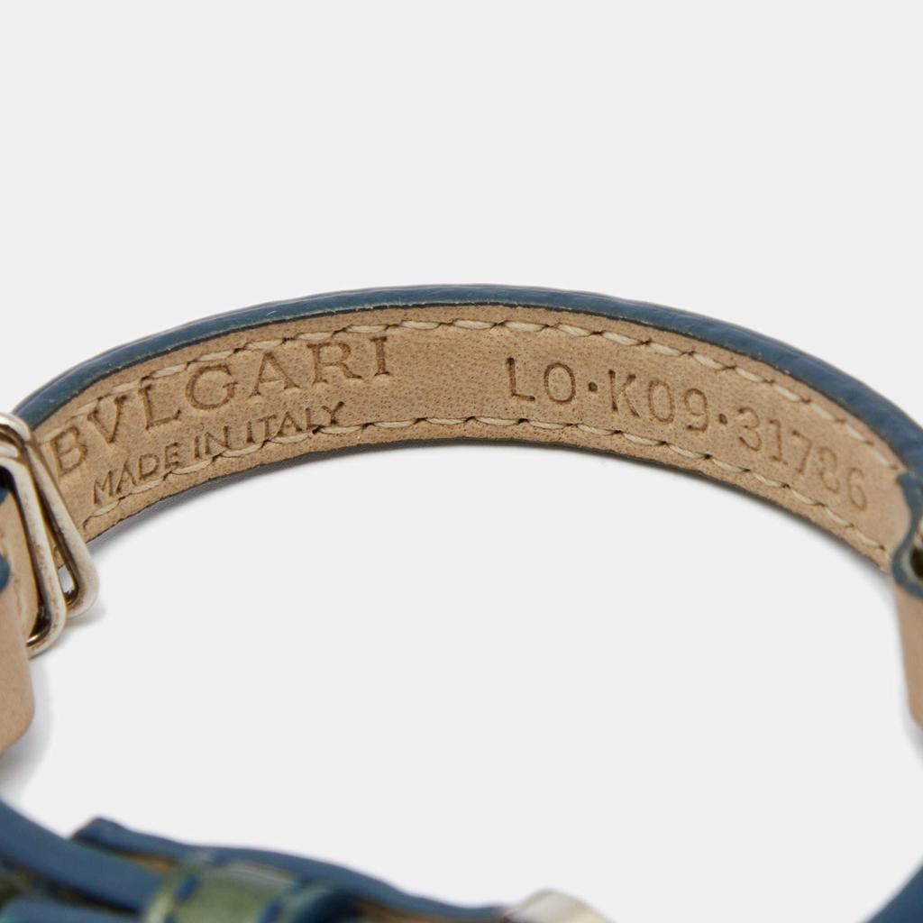 Bvlgari Green Patent Leather Multi Charms Bracelet商品第5张图片规格展示