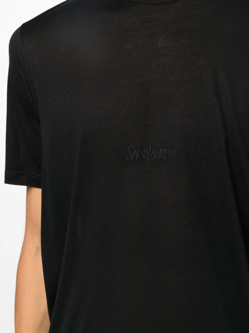 商品Yves Saint Laurent|Yves Saint Laurent 男士T恤 749102Y37IL1000 黑色,价格¥2713,第5张图片详细描述