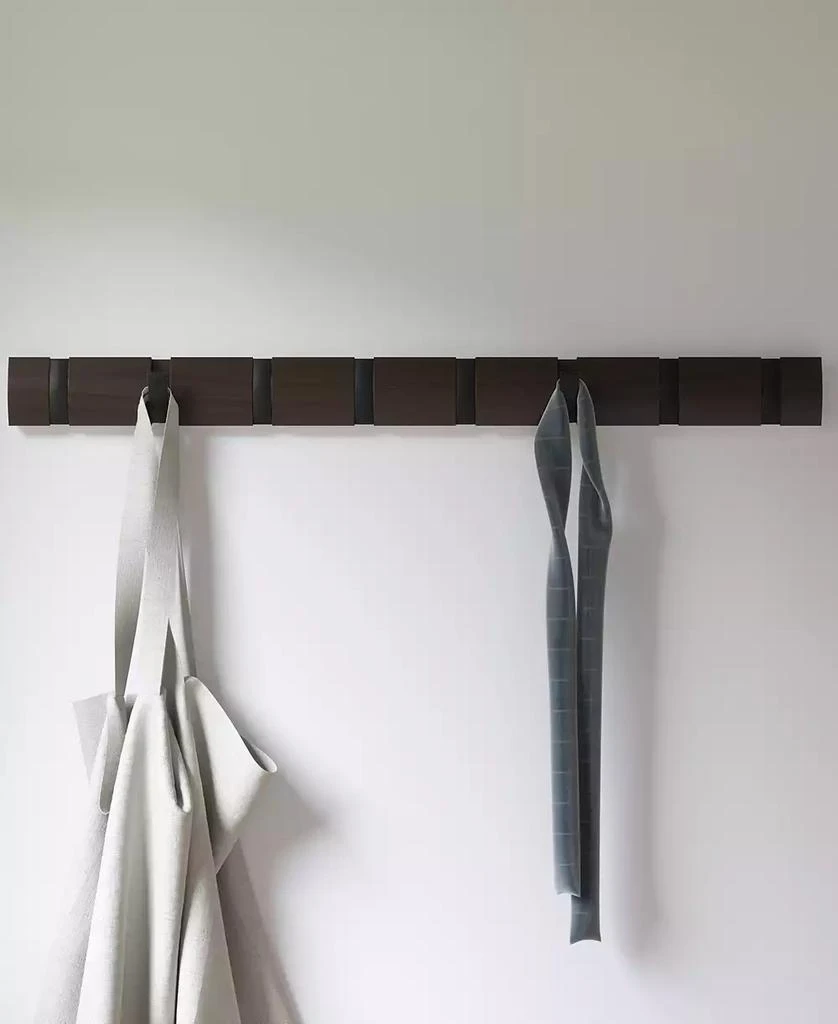 商品Umbra|Flip Wall-Mounted 8-Hook Coat Rack,价格¥389,第5张图片详细描述