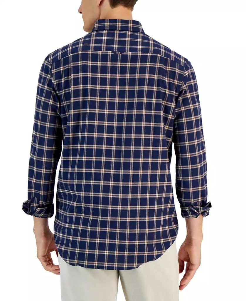 商品Club Room|Men's Regular-Fit Brushed Plaid Shirt, Created for Macy's,价格¥103,第2张图片详细描述