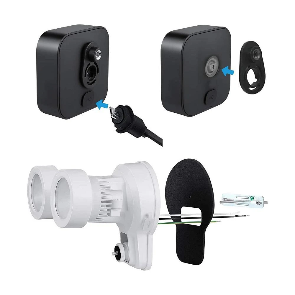 商品Wasserstein|3-in-1 WIred Floodlight, Charger and Mount for Blink Outdoor/XT2/XT - 2000 Lumens Powerful Floodlight (White) (Blink Camera NOT Included),价格¥449,第2张图片详细描述
