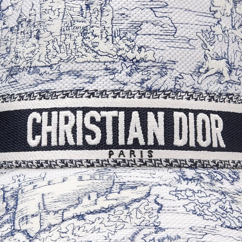 商品Dior|Dior 迪奥 女士蓝色棉质帽子,价格¥7180,第6张图片详细描述