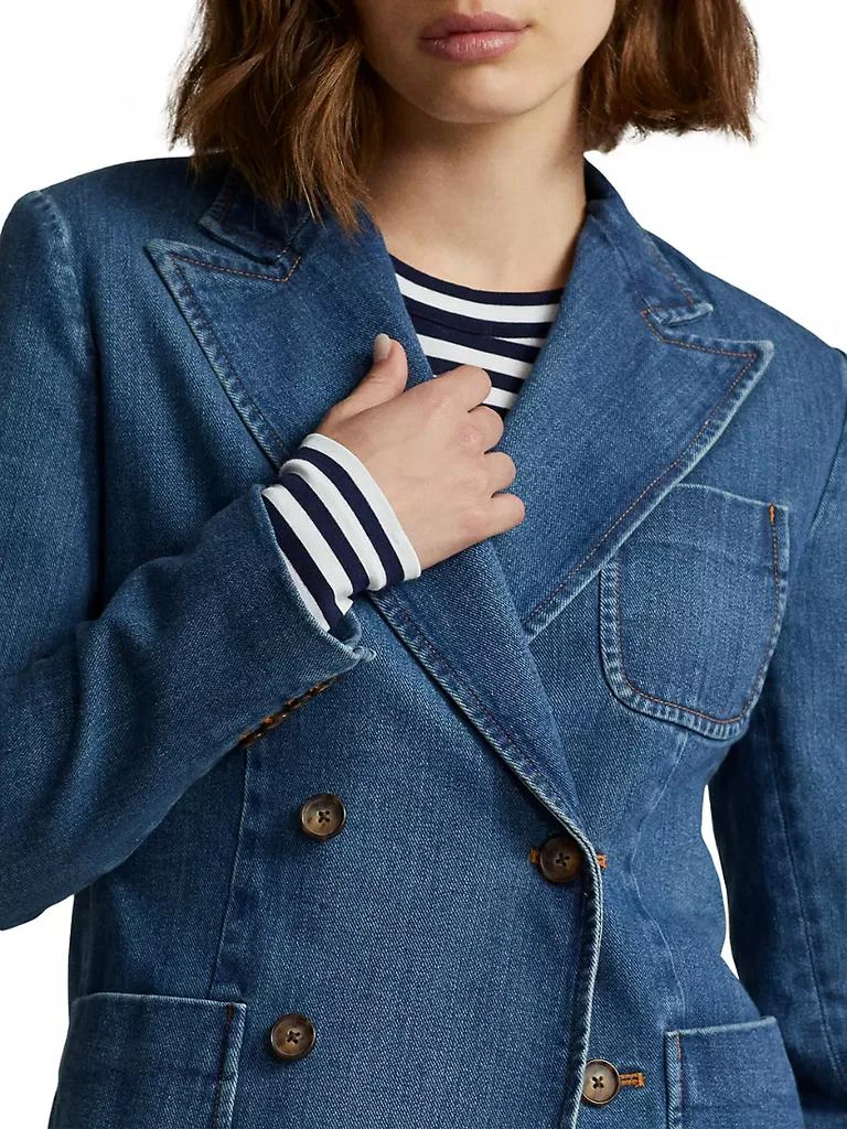 商品Ralph Lauren|Rae Denim Blazer,价格¥1400,第5张图片详细描述