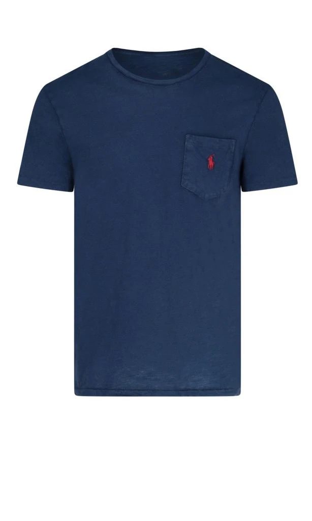 商品Ralph Lauren|Polo Ralph Lauren Logo Embroidered Crewneck T-Shirt,价格¥409,第1张图片