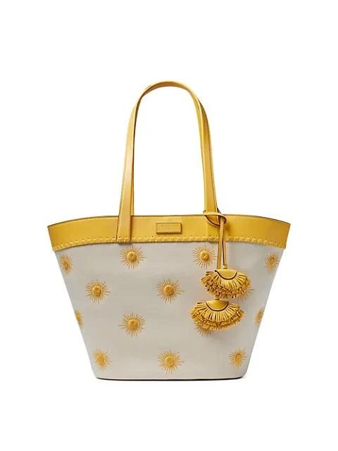 商品Kate Spade|The Pier Embroidered Sun Tote,价格¥842,第1张图片