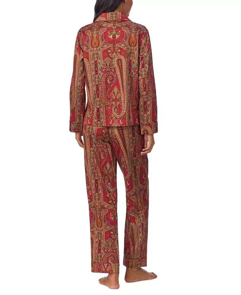 商品Ralph Lauren|Women's Long-Sleeve Paisley Pajama Set,价格¥351,第2张图片详细描述