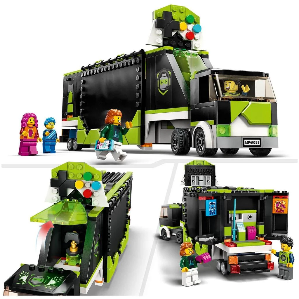 商品LEGO|LEGO City: Gaming Tournament Truck Esports Vehicle Toy (60388),价格¥438,第4张图片详细描述