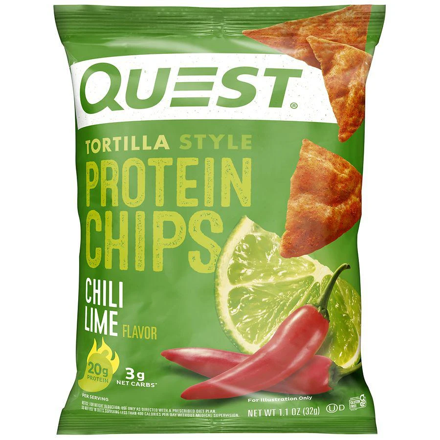 商品Quest Nutrition|Tortilla Style Protein Chips,  Baked,价格¥23,第1张图片
