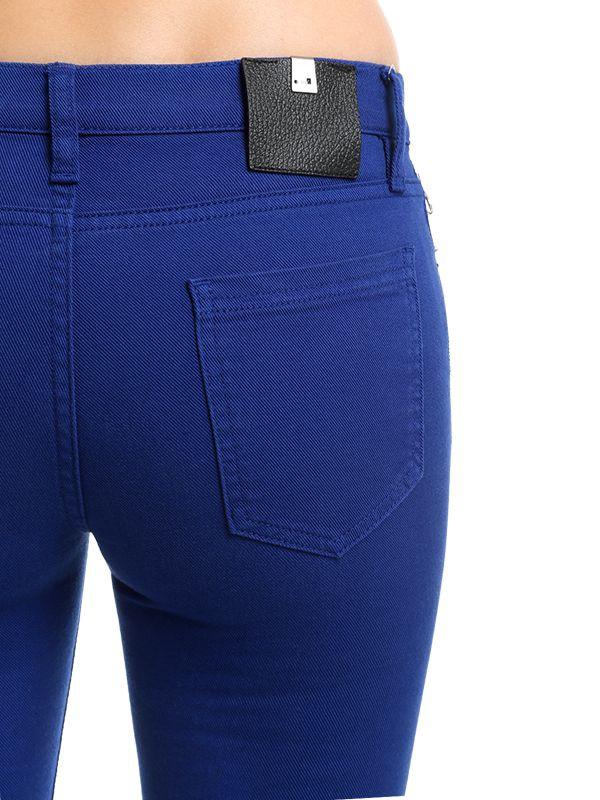 Flared Cotton Denim Jeans商品第4张图片规格展示