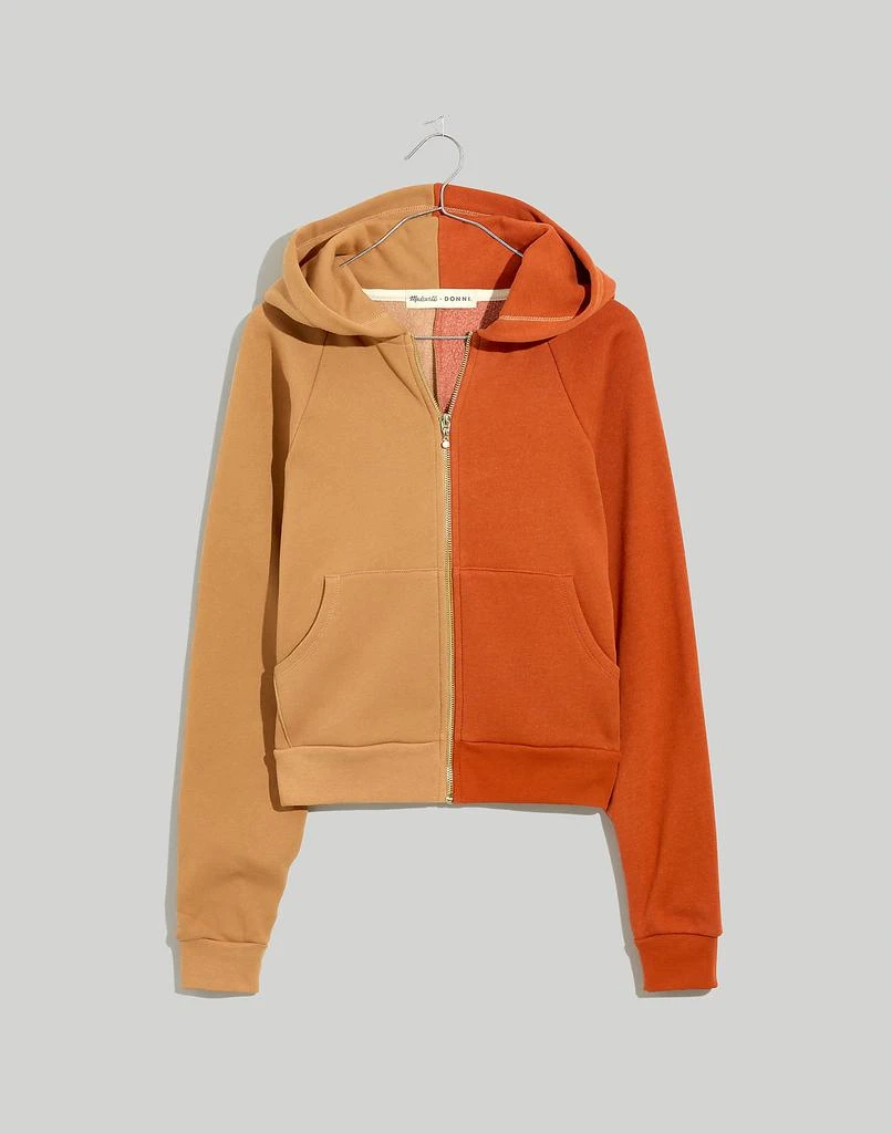 商品Madewell|Madewell x Donni Pearl (Re)sourced Fleece Full-Zip Hoodie Sweatshirt,价格¥1115,第5张图片详细描述