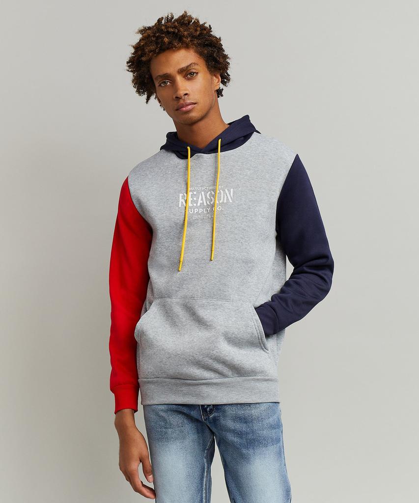 Kevin Color Block Logo Hoodie商品第4张图片规格展示