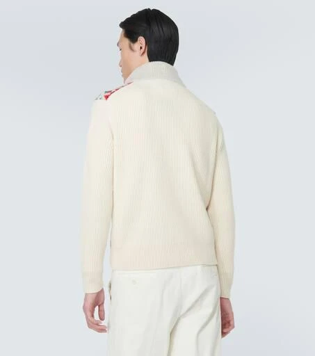 商品Loro Piana|Noel费尔岛羊绒半拉链毛衣,价格¥25774,第4张图片详细描述