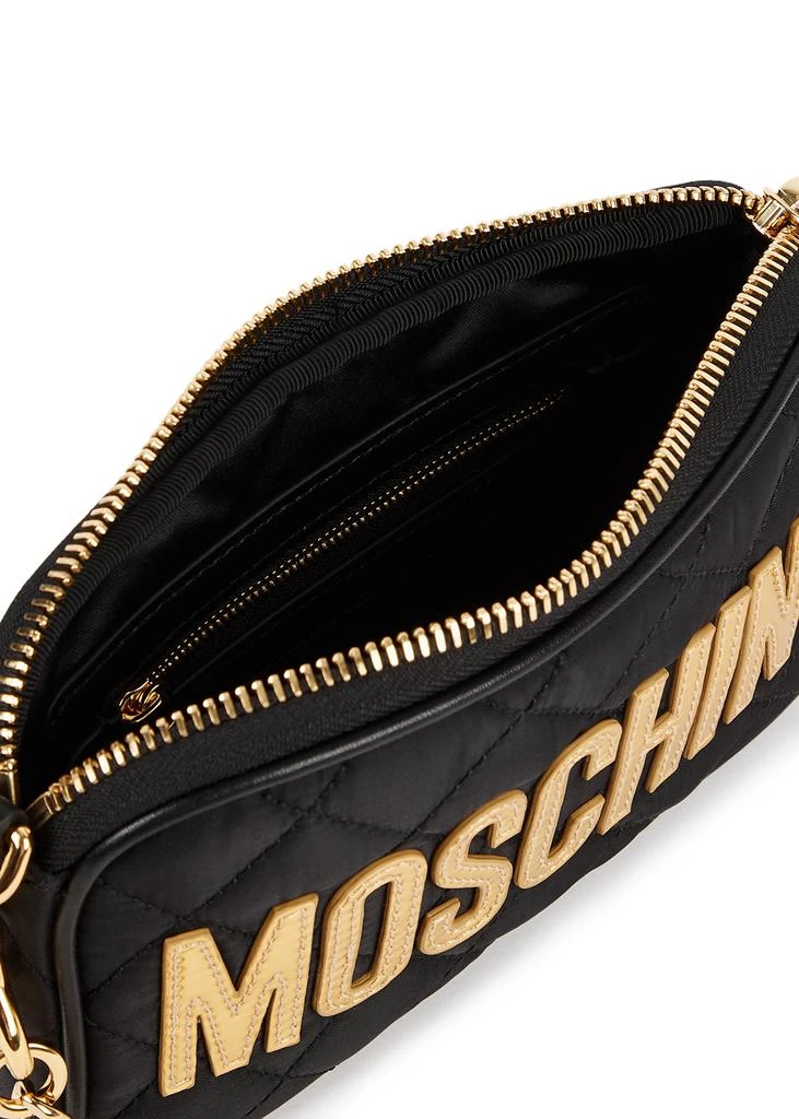 商品Moschino|Quilted black nylon bag,价格¥1928,第4张图片详细描述