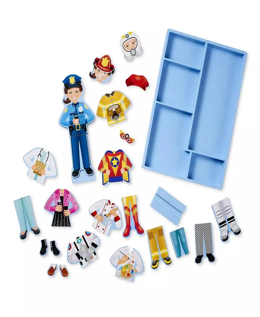 商品Melissa & Doug|Melissa & Doug Julia Magnetic Dress-Up Wooden Doll Pretend Play Set (25+ pcs),价格¥83,第1张图片