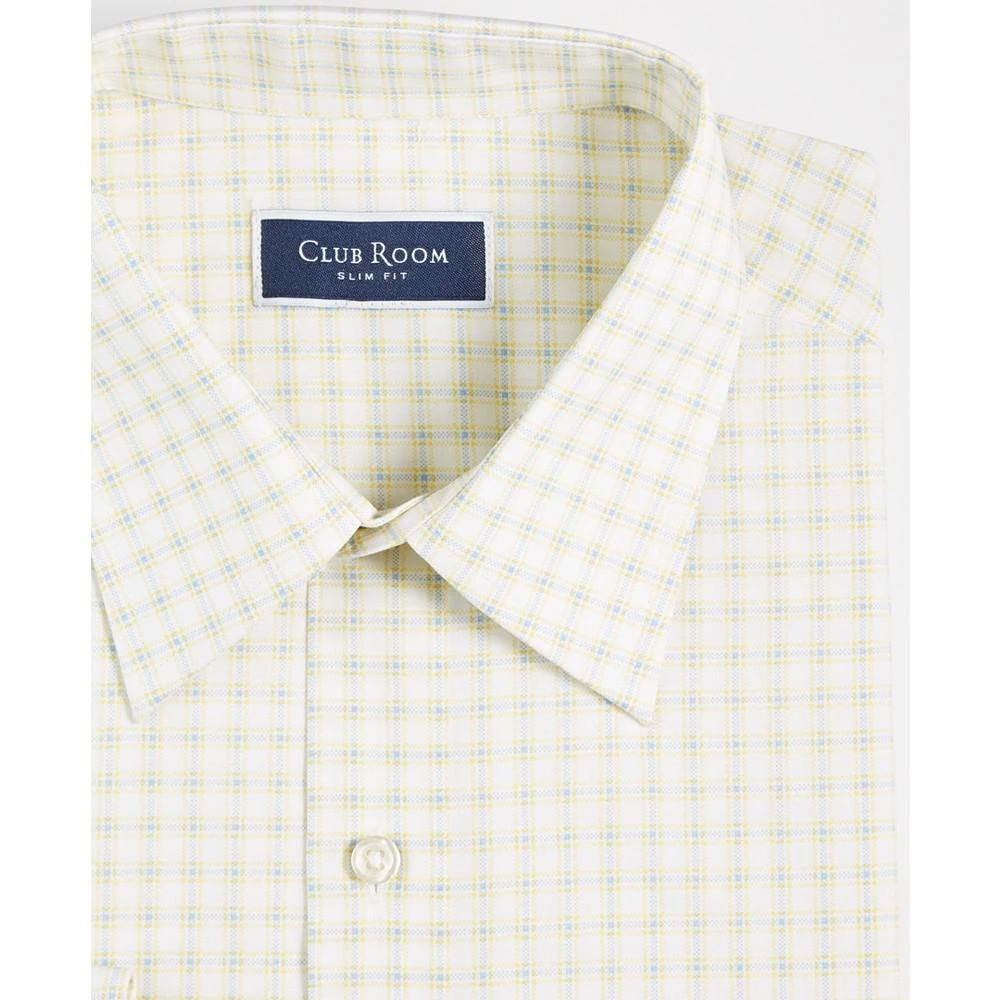 商品Club Room|Men's Slim Fit Deco-Check Dress Shirt, Created for Macy's,价格¥111,第3张图片详细描述