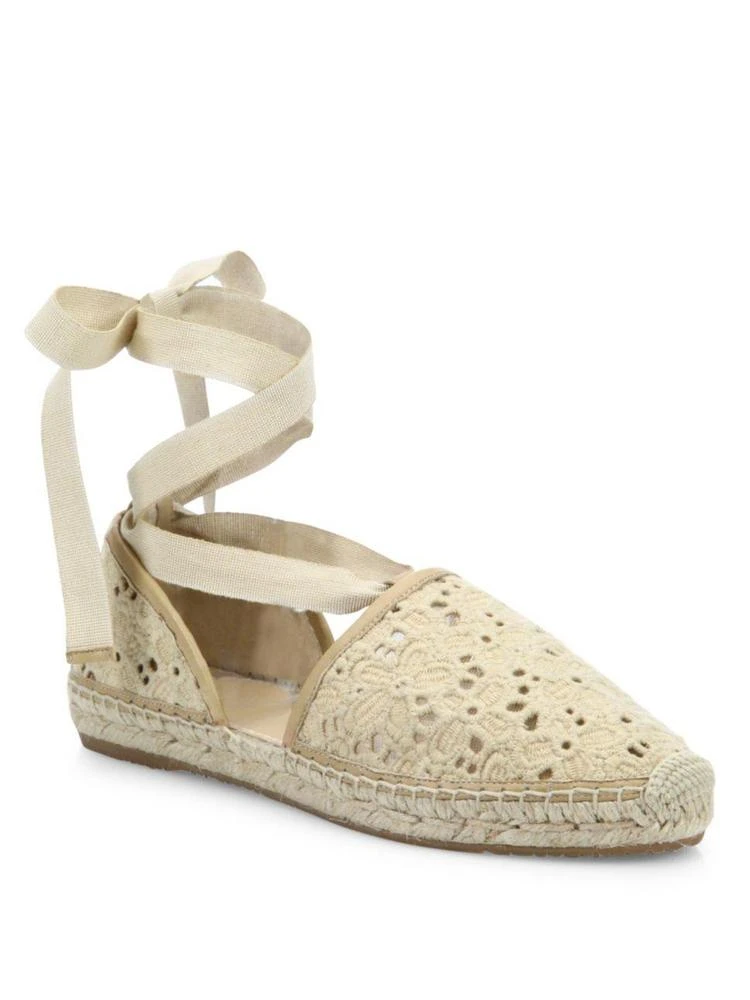 商品Jimmy Choo|Dolphin Lace-Up Espadrille Flats,价格¥1275,第1张图片