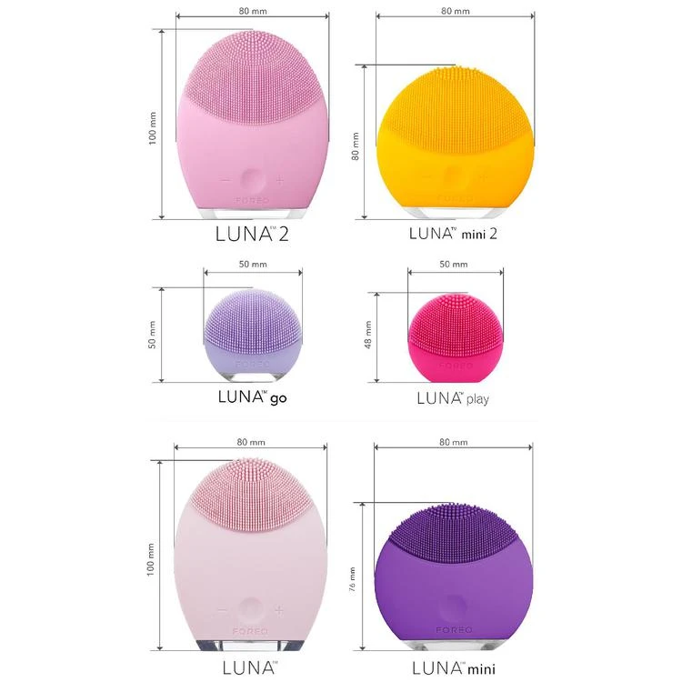 商品Foreo|LUNA™ 硅胶洁面仪 - 超敏感肌,价格¥1359,第4张图片详细描述