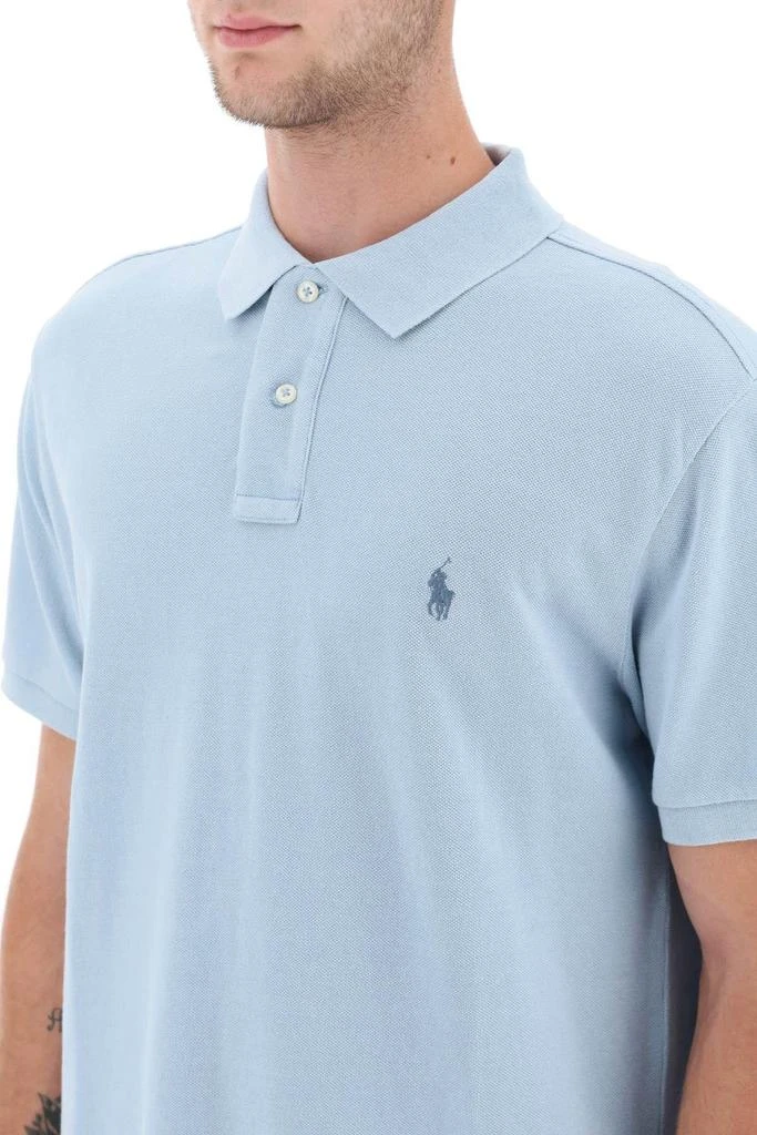 商品Ralph Lauren|Pique cotton polo shirt,价格¥472,第5张图片详细描述