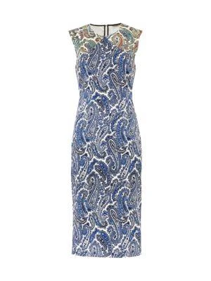 商品Diane von Furstenberg|Paisley Print Sheath Dress,价格¥646,第4张图片详细描述