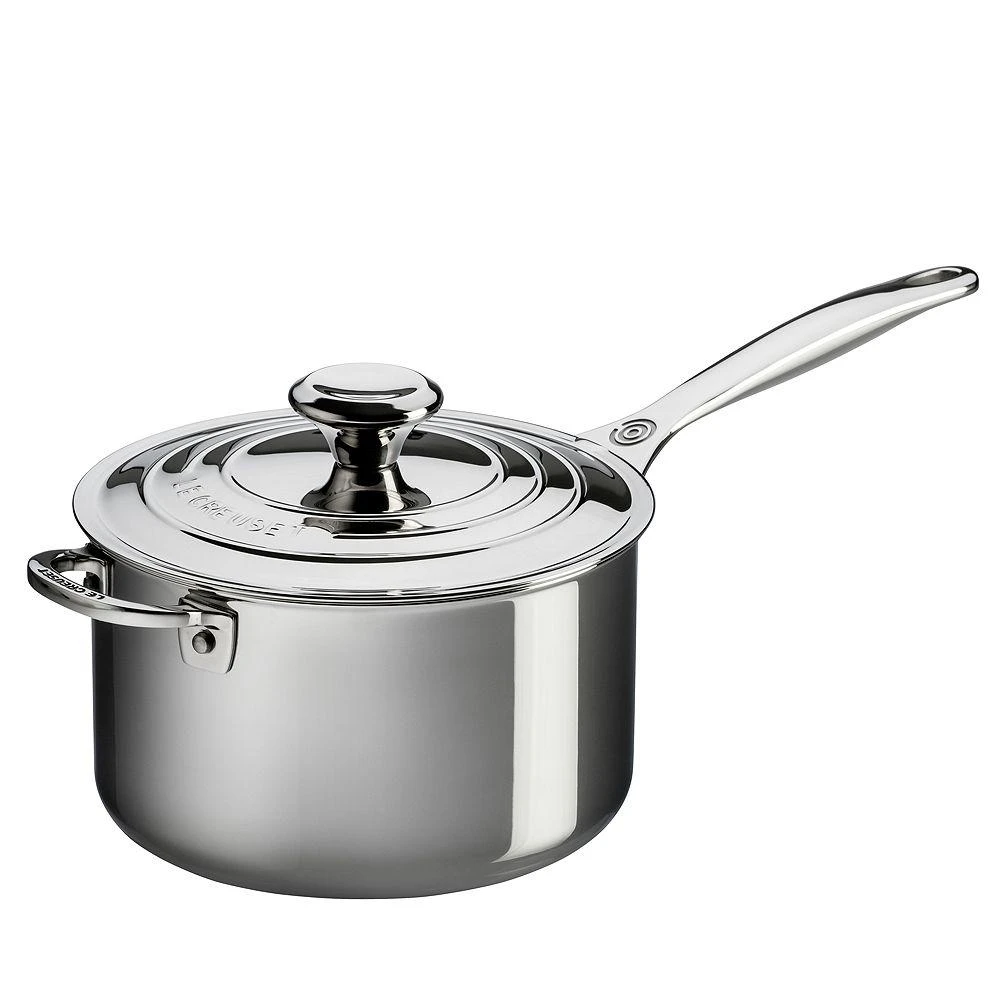 商品Le Creuset|Stainless Steel 4-Quart Saucepan with Lid,价格¥1745,第1张图片