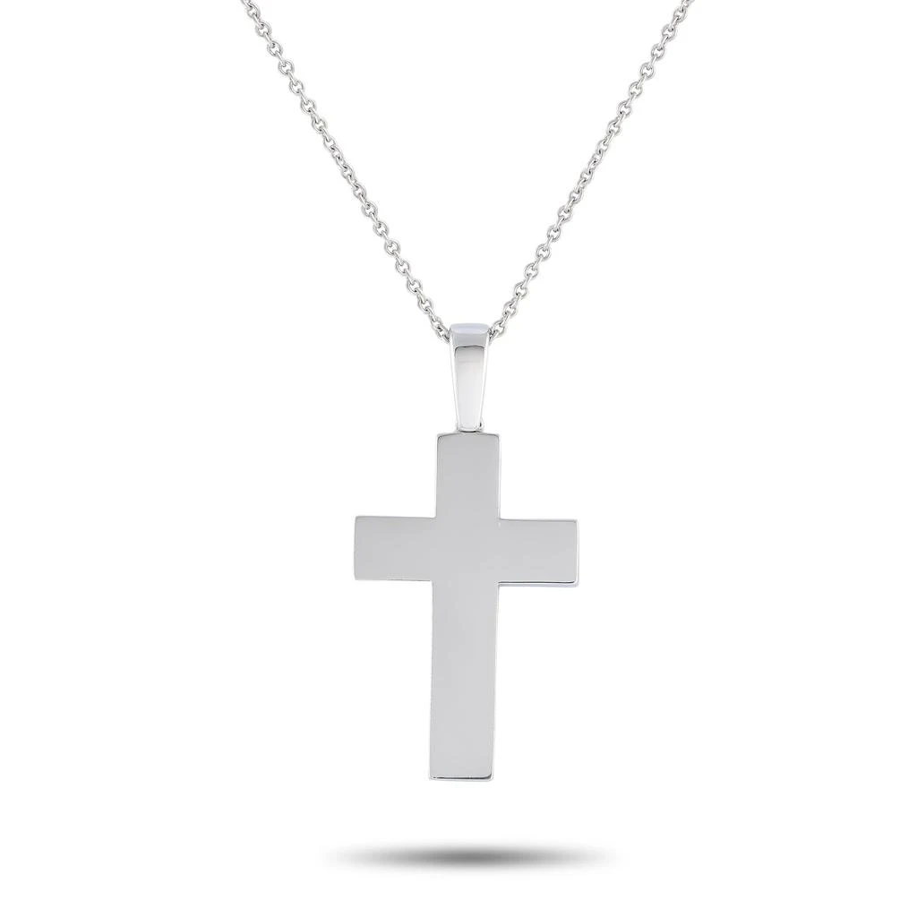 商品Bucherer|18K White Gold Cross Pendant Necklace BU06-071224,价格¥8440,第1张图片